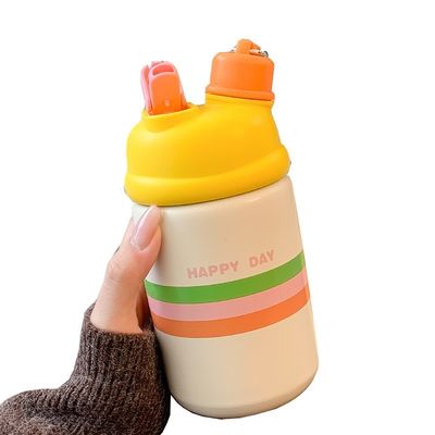 Coupe thermos isolée en acier inoxydable 500 ml, appareil de café à vide à haute apparence, avec couvercle