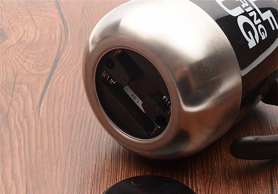 Coupe de mélange de lait de café en acier inoxydable 304 avec tasse magnétique et fonction d'auto-agitation