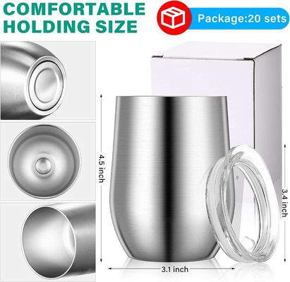 350ml étain de verre de vin Le choix ultime pour le camping et les voyages en plein air
