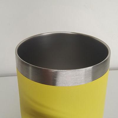 Bouteille en acier inoxydable à double paroi en forme d'oeuf avec couvercle pour 240 ml / 350 ml de capacité