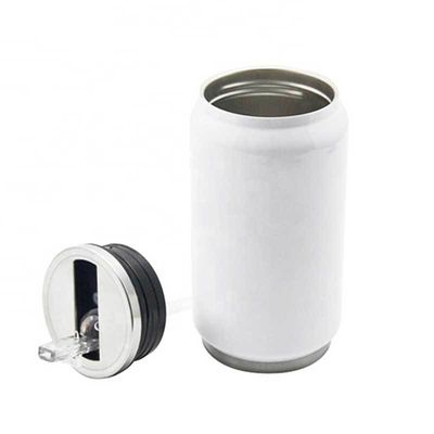 Colère sous vide de sublimation en acier inoxydable 12 oz avec paille et couvercle inclus