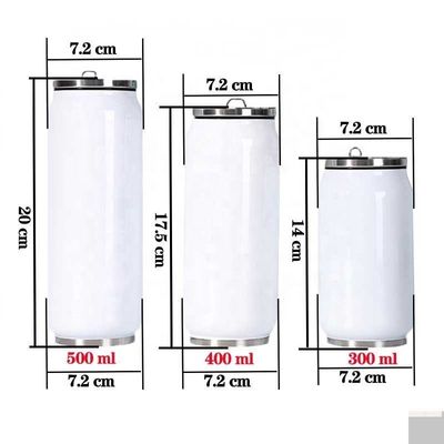Colère sous vide de sublimation en acier inoxydable 12 oz avec paille et couvercle inclus