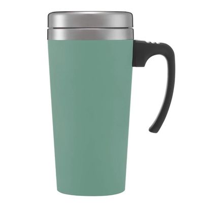 16 oz Thermos isolé Bureau tasse de café en acier inoxydable avec poignée matériel moderne