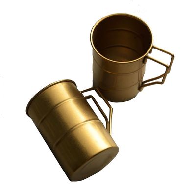 380 ml Métal Voyage Camping tasse à café Portable en acier inoxydable 304 tasses de bière pour l'eau