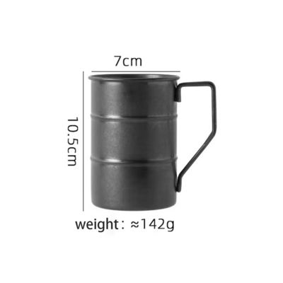 380 ml Métal Voyage Camping tasse à café Portable en acier inoxydable 304 tasses de bière pour l'eau