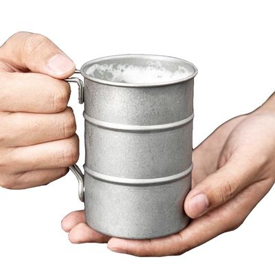 380 ml Métal Voyage Camping tasse à café Portable en acier inoxydable 304 tasses de bière pour l'eau