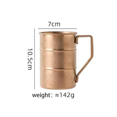 Design minimaliste style inébranlable de l' acier inoxydable Pint tasse de bière 380ml avec poignée