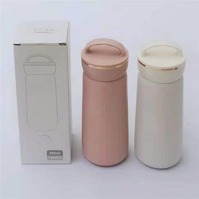 Obtenez le avec cette bouteille d'eau de 14 onces Summit Bouteille de voyage tasse en acier inoxydable Tumbler Flask