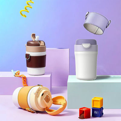 Production sous vide tasse de voyage portable en acier inoxydable avec tasse d'aspiration non-déversement