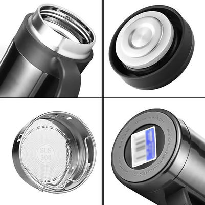 Bouteille d'eau isolée sous vide en acier inoxydable pour le sport et les voyages 24 heures chaud froid