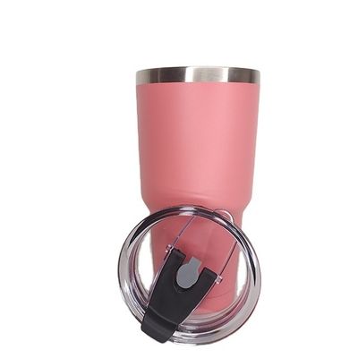 Coupe de café de voyage isolée en acier inoxydable personnalisée avec capacité et logo de 900 ml