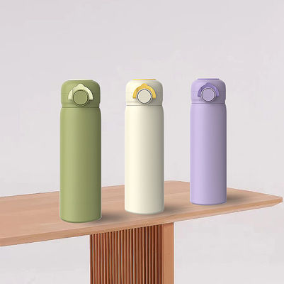 Type de pressage Isolation thermique Vacuum Bouteille d'eau en acier inoxydable avec poignée