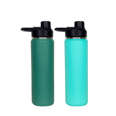 350 ml/550 ml/650 ml/750 ml Bouteille d'eau en acier inoxydable isolée sous vide métallique personnalisée