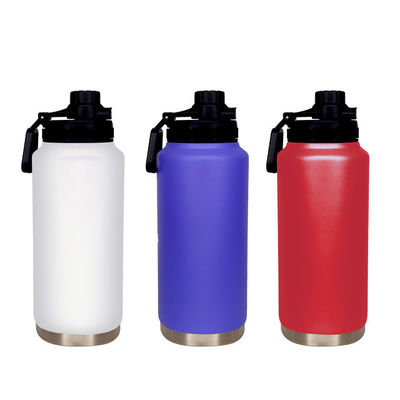 Bouteille d'eau isolée à double paroi 1L en acier inoxydable