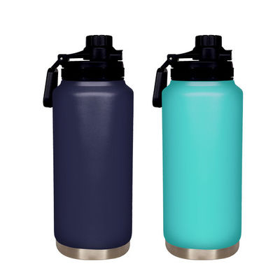 Bouteille d'eau isolée à double paroi 1L en acier inoxydable