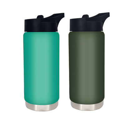 Bouteille d'eau à large bouche isolée à 550 ml, avec couvercle, pour tous