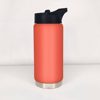 Bouteille d'eau à large bouche isolée à 550 ml, avec couvercle, pour tous