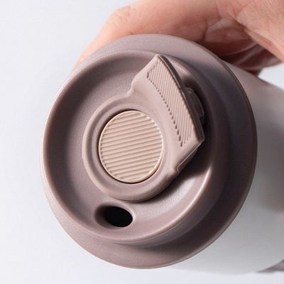 Bouteille de voyage à vide en acier inoxydable 350 ml Bouteille de café isolé réutilisable avec couvercle de joint