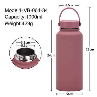 Bouteille isolée sous vide avec logo personnalisé 2023 Bouilloire de sport en acier inoxydable