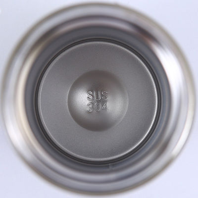 Bouteilles d'eau isolantes en acier inoxydable bleu de 500 ml avec poignée pour boissons chaudes ou froides