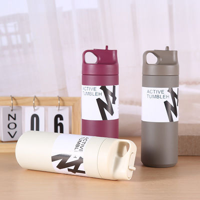550 ml bouteilles isolantes sous vide en acier inoxydable Thermoses pour le fitness sportif à double paroi