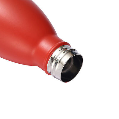 Fonction Bouteille d'eau recyclable avec couvercle 1 litre en acier inoxydable isolé pour le sport