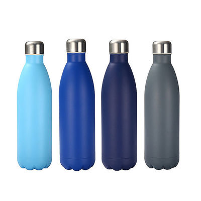Bouteille d'eau de sport à double paroi isolée à vide en acier inoxydable