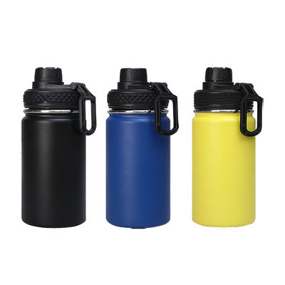 Bouteille d'eau personnalisée à double paroi pour les voyages de fête en acier inoxydable et poignée incluse