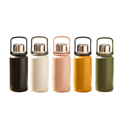 Bouteille de voyage en acier inoxydable à double paroi de la Saint-Valentin avec couleur et couvercle personnalisés