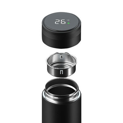 Bouteille d' eau UV intelligente isolée en acier inoxydable à double paroi