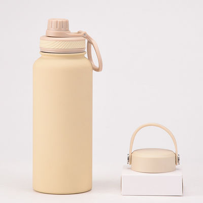 Bouteilles sous vide 1 litre tasse de café avec couvercle vélo sportif bouteille d'eau pour la performance