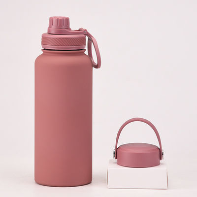 Bouteilles sous vide 1 litre tasse de café avec couvercle vélo sportif bouteille d'eau pour la performance