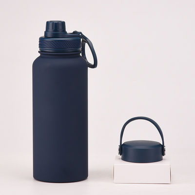 Bouteilles sous vide 1 litre tasse de café avec couvercle vélo sportif bouteille d'eau pour la performance