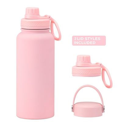 Set de flacons sous vide bouteille d'eau isolée en poudre pour les campings