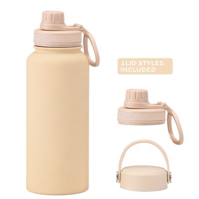 Set de flacons sous vide bouteille d'eau isolée en poudre pour les campings