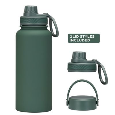 Set de flacons sous vide bouteille d'eau isolée en poudre pour les campings