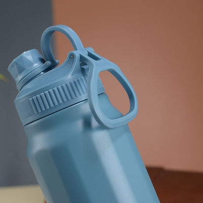 Bouteille thermique sous vide en acier inoxydable Oem Bouteille d'eau sous vide en poudre pour sport