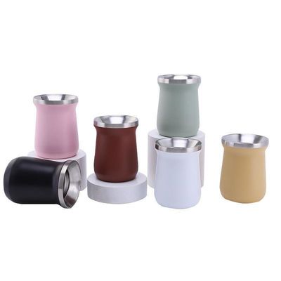 Coupe en acier inoxydable directement isolée Portable Bouteille de jus de café personnalisée étanche aux fuites