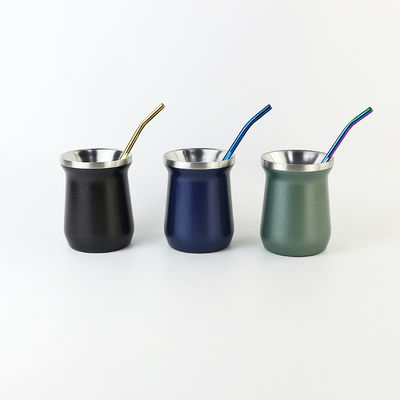 Coupe en acier inoxydable directement isolée Portable Bouteille de jus de café personnalisée étanche aux fuites