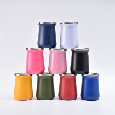 Des tasses de thé durables 8 oz tasses vintage avec un aspirateur en acier inoxydable