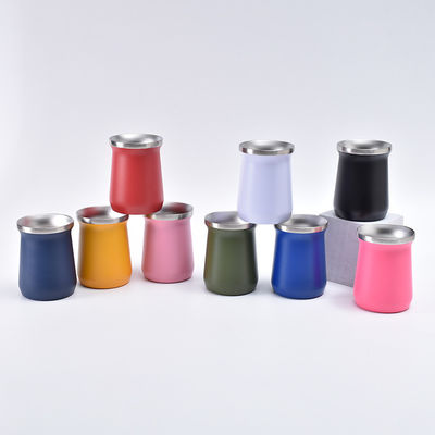 Des tasses de thé durables 8 oz tasses vintage avec un aspirateur en acier inoxydable