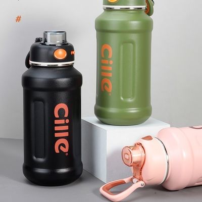 Toutes les personnes intéressées adorent cette bouteille d'eau de sport en acier inoxydable 304 avec paille