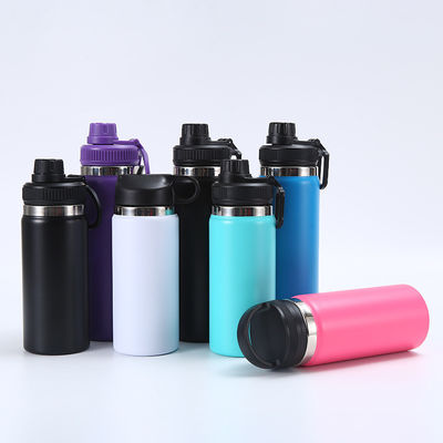 650ml Gym Bouteille d'eau en métal en acier inoxydable Tumbler pour les sports de plein air Portable