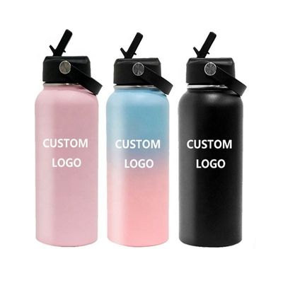 Bottes d'eau de sport isolées thermiquement en acier inoxydable 304 à double paroi