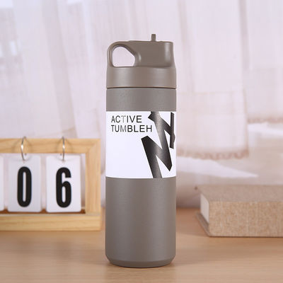 Bouteille à vide en acier inoxydable équipée de revêtement anticorrosion pour le style de conception de dessins animés