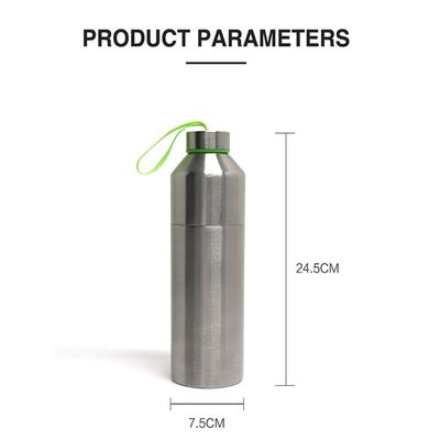 Logo personnalisé 500 ml en acier inoxydable Voyage Sports Bouteilles d'eau