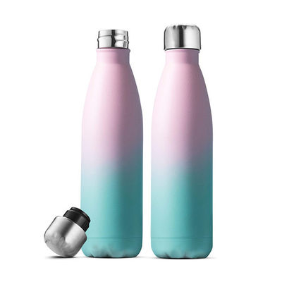 Bouteille à vide en acier inoxydable à double paroi de 500 ml pour garder les boissons chaudes ou froides