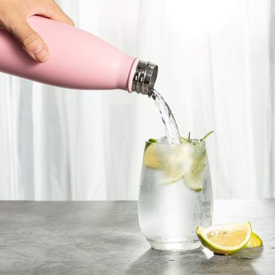 Bouteille à vide en acier inoxydable à double paroi de 500 ml pour garder les boissons chaudes ou froides
