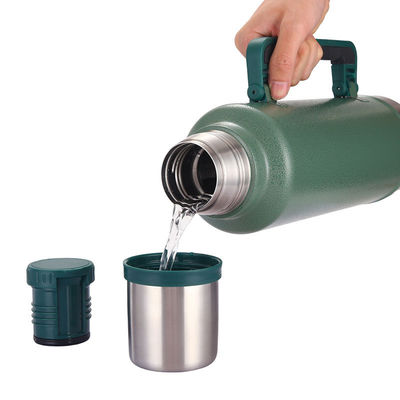 Bouilloire de voyage en acier inoxydable à grande capacité et à design intérieur personnalisé