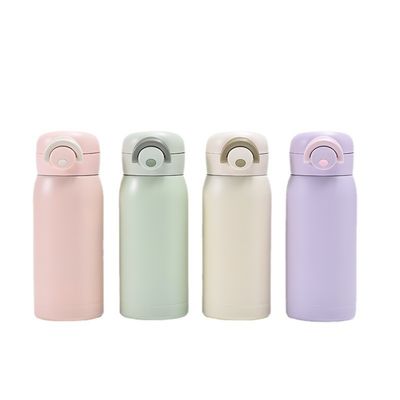 Bouteille d'eau thermos en acier inoxydable 304 4 couleurs Bouteilles pour enfants 200 ml/350 ml